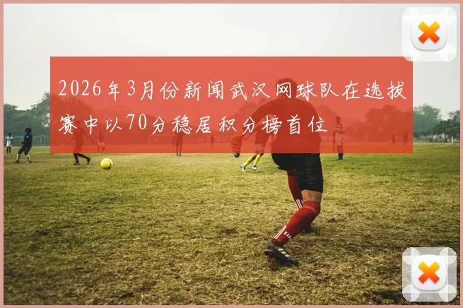 2026年3月份新闻武汉网球队在选拔赛中以70分稳居积分榜首位